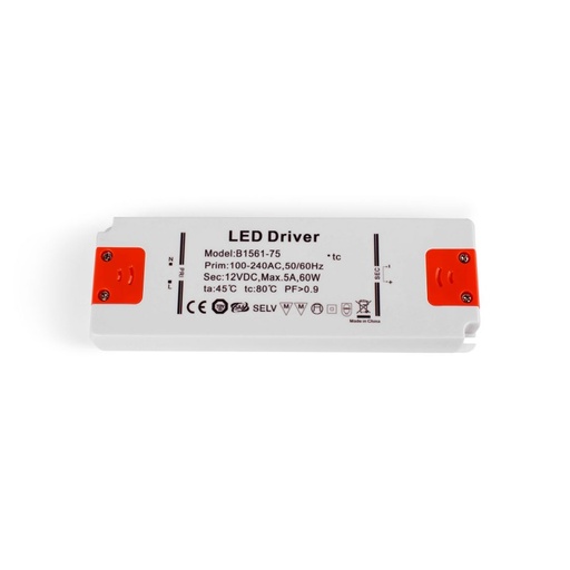 [B1561-60V] Ultra slim napajalnik 12V - 60W - IP20