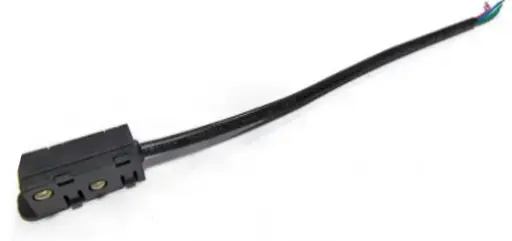 Starter connector with cable for magnetic rail - 48V