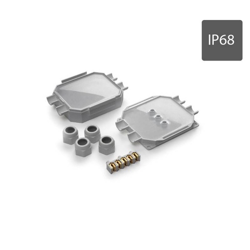 [READYBOX IP68 120] Readybox 120 scatola di giunzione a tenuta stagna con gel isolante IP68 integrato con 5 connettori 6MM2