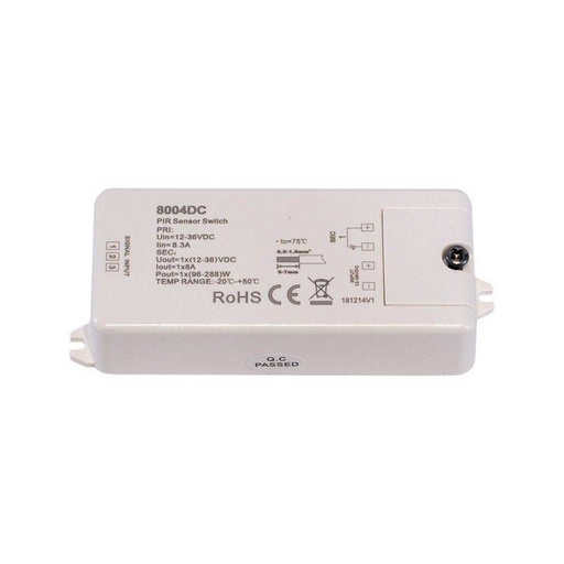 [SR-8004DC] Sensor de movimento PIR 12-36V-DC