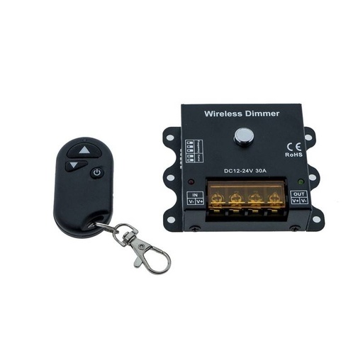 [B1623] Dimmer wireless PWM con frequenza e curva di regolazione regolabili 12/24V 30A