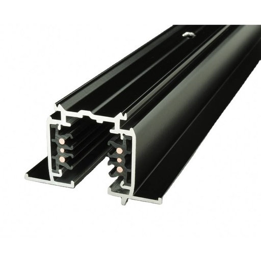 Three-phase recessed track for LED spotlights - 2 meter bar
