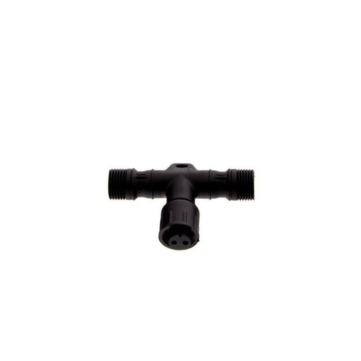 [BA50067] T-stekker enkelkleurig 2-polig waterdicht voor LED zwaailampen 12/24V