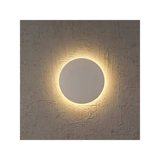 Aplique de pared circular "Eclipse" 12W - Chip Samsung - Luz cálida - IP44 - Ø 25cm